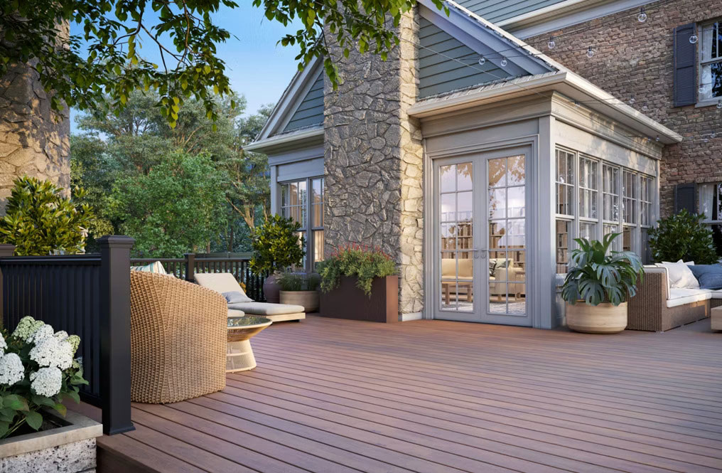 deck and porch