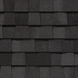 Moire Black Shingle Color