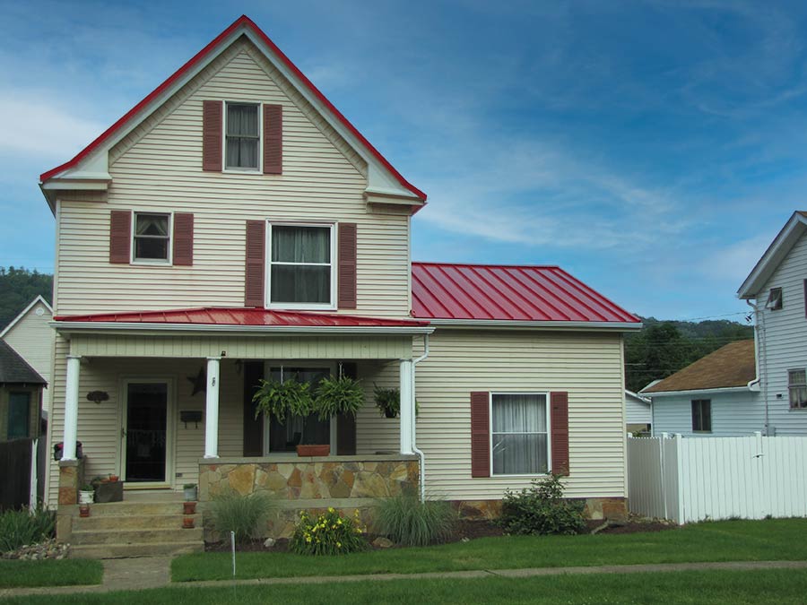 Metal roof