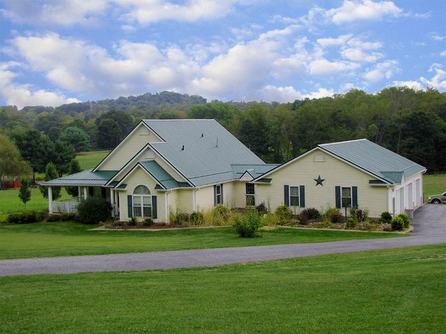 Metal roof