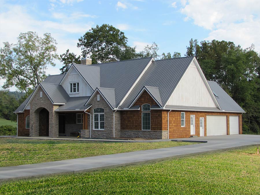 Metal roof